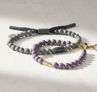Black Bracelet with Recycled Charcoal Beads SKJM0232060 - Skagen
